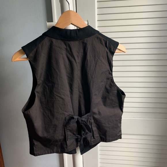 J Peterman Co. Vintage Black Vest - Picture 5 of 5
